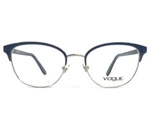 VOGUE VO 4088 5082 SLATE BLUE SILVER EYEGLASSES FRAMES 50-18-140